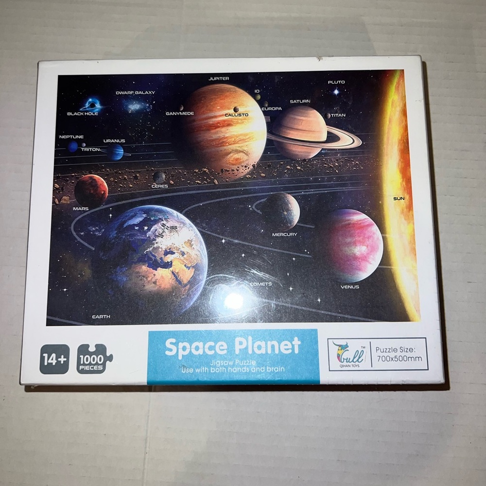 Space Planet Jigsaw Puzzle 1000 pieces Puzzle Size 700x500mm - New in Wrapper